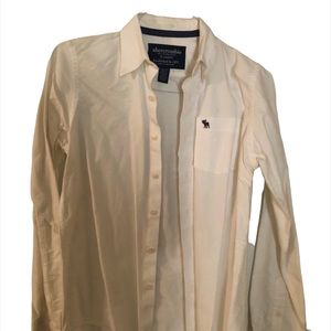 Boys XL White 100% Cotton long-sleeve Oxford Shirt